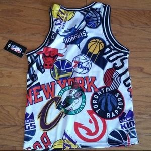 nba jersey with all team logos